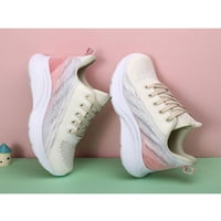 Lumento Unise Sneakers Fitness тренировъчни обучители дантела мараточни обувки Леки ходещи обувки джогинг Неплъзгащи се спортни бяло лилаво 5.5