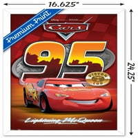Disney Pixar Cars - Плакат за светкавична стена, 14.725 22.375