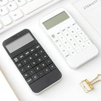Talus mini калкулатор многофункционална прецизна универсална батерия, захранваща енергийна счетоводна счетоводна инструменти, преносим мини джобен електронен цифров калкулатор за офис черен един размер