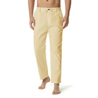 Домашни еластични панталони панталони памук- мъже с леко тегло на ежедневни панталони Мъжки панталони
