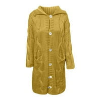 adviicd дълго голямо палто с един размер женски ръкави от жилетка с качулка джобно женско палто с дълъг размер дълъг размер