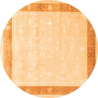 Агли Компания Закрит Кръг Персийски Оранжев Традиционна Зона Килими, 8 ' Кръг