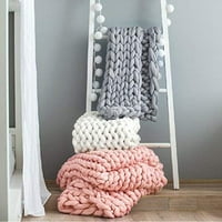 1111fourone уютен нахален плетен одеяло ръчно изработена прежда за домашни любимци стол диван одеяло домашен декор подарък