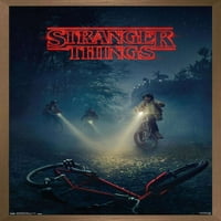 Netfli Stranger Things - Плакат за стена на велосипеди, 22.375 34