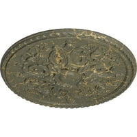 5 8 од 2 П Брадфорд таван медальон, Ръчно рисувана вещица леска пращене