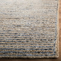 Колекция Кейп Код 10 ' 14 ' естествена синя ШАПКА250А ръчно изработена плоска Юта всекидневна трапезария спалня килим