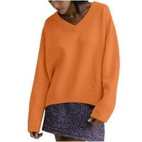 Leesechin пуловери за жени плюс размерен мода за разрешение и зимна плетена карирана печатница пуловер пуловер