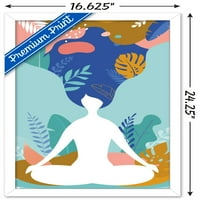 Плакат за стена за медитация и внимателност, 14.725 22.375