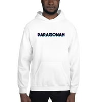 Tri Color Paragonah Hoodie Pullover Sweatshirt от неопределени подаръци