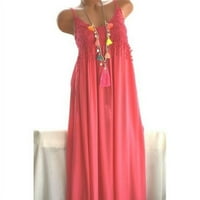 Клирънс Летни рокли за жени кръгло деколте Мини Секси слънце рокля печатни рокля без ръкави червено 3хл