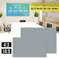 Проектор екран ХД 16: 9 4: без рамки видео прожекционен екран Сгъваема стена монтиран за домашно кино офис филм