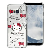 Galaxy S Case Sanrio Clear TPU Soft Jelly Cover - Icon Hello Kitty
