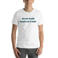 Режисьорските ползи за здравето го направете по-добре памучна тениска с къс ръкав от неопределени подаръци