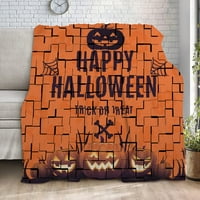 Декоративно одеяло за Хелоуин одеяло за спалня Санта Муерте Одеялото хладно одеяло на ужаса,247