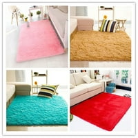 Пухкава размита зона килими за спалня легло с малък шаг на килима, миеща се неплъзгаща се килим правоъгълник подло
