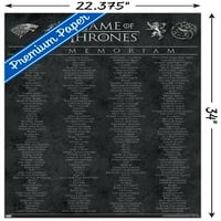 Game of Thrones - В плакат за стена Memoriam, 22.375 34