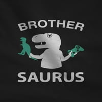 TSTARS Brother Saurus Tee for Boys: Perfect T -Re Themed Big Brother риза - Уникален подарък за ден и рожден ден, идеално съобщение за бременност - 2t ВМС