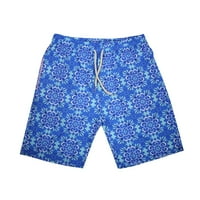Мъжки Къси панталони ежедневни класически годни шнур летни плажни шорти с ластик и джобове
