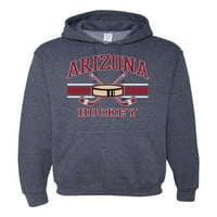 Wild Bobby City of Arizona Hockey Fantasy Fan Sports Unise Hoodie Sweatshirt, Vintage Heather Navy, голям