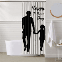 Честит Ден на бащата завеса за душ за декор за баня баня комплекти с куки