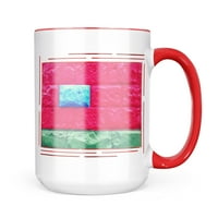 Neonblond Wall, Modern Art Mug Подарък за любители на чай за кафе