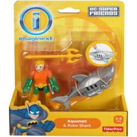 Imaginext DC Super Friends Aquaman & Robo Shark Mini фигура
