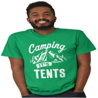Къмпинг си в палатки Смешно На открито Мъжки графични тениски тениски Бриско марки с